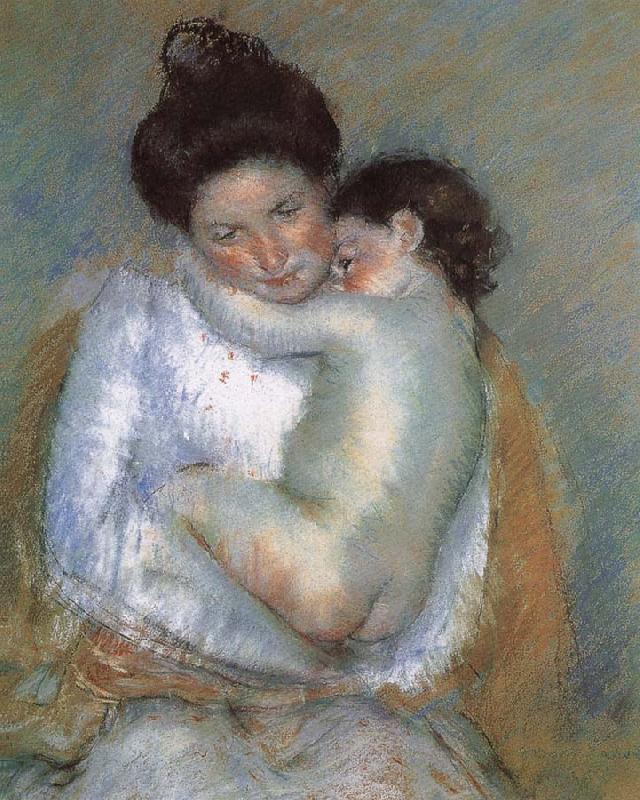 Mary Cassatt Mother and son